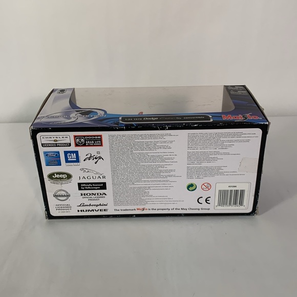 Maisto Special Edition 1970 Dodge Convertible Model Car challenger 1:24 new - Picture 4 of 13